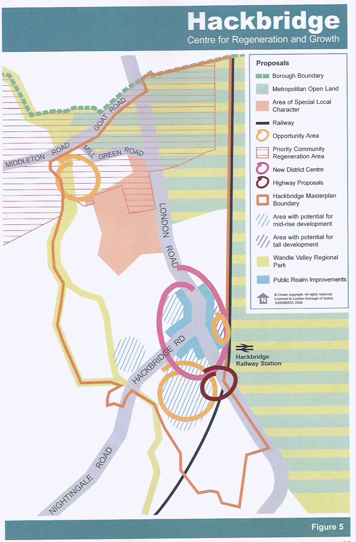 Hackbridge regeneration map
