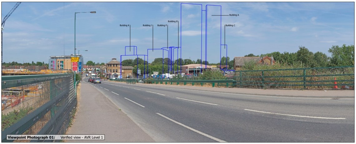 Viewpoint 1 from bridge